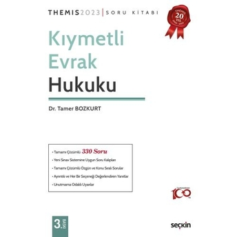 Themis Kıymetli Evrak Hukuku Soru Bankası Tamer Bozkurt