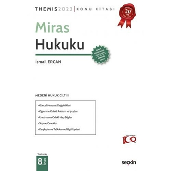 Themis - Miras Hukuku Konu Kitabı Ismail Ercan