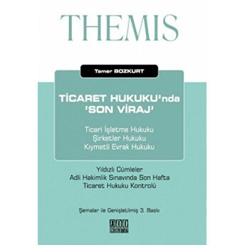 Themis - Ticaret Hukuku'Nda 'Son Viraj' Tamer Bozkurt