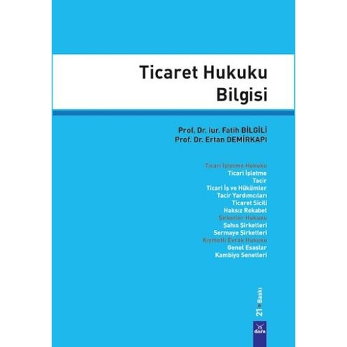 Ticaret Hukuku Bilgisi Fatih Bilgili