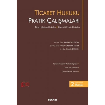 Ticaret Hukuku Pratik Çalışmaları Betül Aktaş Ertan