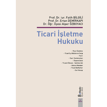 Ticari Işletme Hukuku Ertan Demirkapı