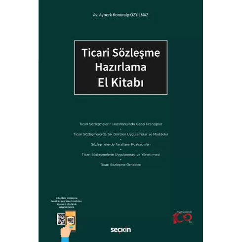 Ticari Sözleşme Hazırlama El Kitabı Ayberk Konuralp Özyılmaz