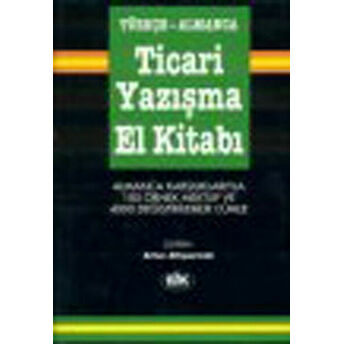 Ticari Yazışma El Kitabı-Almanca Artun Altıparmak