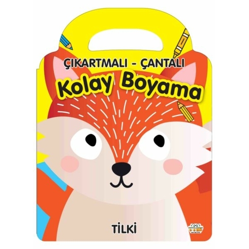 Tilki - Çıkartmalı-Çantalı Kolay Boyama Kolektif