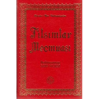 Tılsımlar Mecmuası (Büyük Boy-Ciltli)-Bediüzzaman Said-I Nursi