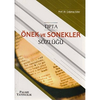 Tıpta Önek Ve Sonekler Sözlüğü Çağatay Güler