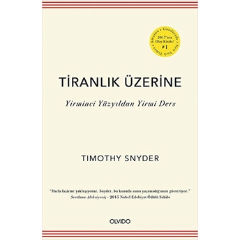 Tiranlık Üzerine Timothy Snyder