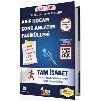 Tkm Akademi Dhbt Mbsts Tam Isabet Konu Anlatım Fasikülleri 1. Cilt Arif Arslaner