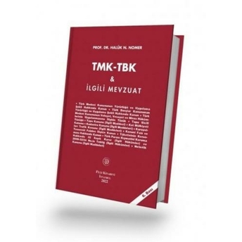 Tmk-Tbk Ve Ilgili Mevzuat Haluk N. Nomer