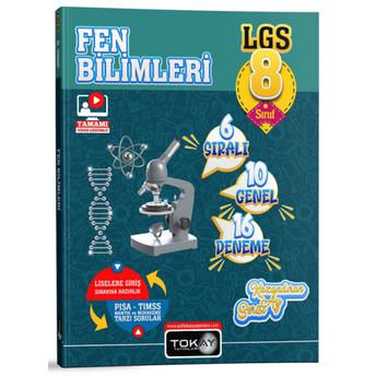 Tokay Yayınları 8. Sınıf Lgs Fen Bilimleri 16 Lı Branş Denemeleri Komisyon