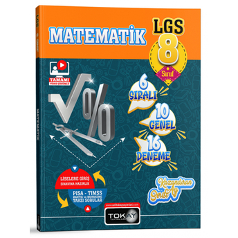 Tokay Yayınları 8. Sınıf Lgs Matematik 16 Lı Branş Denemeleri Komisyon