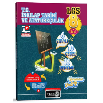 Tokay Yayınları 8. Sınıf Lgs Tc Inkılap Tarihi Ve Atatürkçülük 16 Lı Branş Denemeleri Komisyon