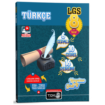 Tokay Yayınları 8. Sınıf Lgs Türkçe 16 Lı Branş Denemeleri Komisyon