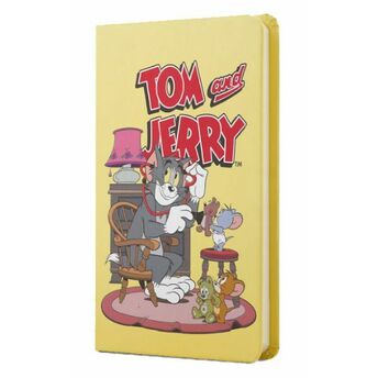 Tom And Jerry Sert Kapak Mini Defter Sarı