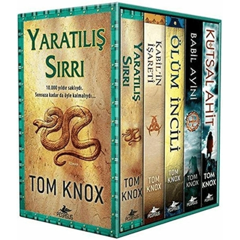 Tom Knox Macera Gerilim Serisi Kutulu Özel Set 5 Kitap - Tom Knox