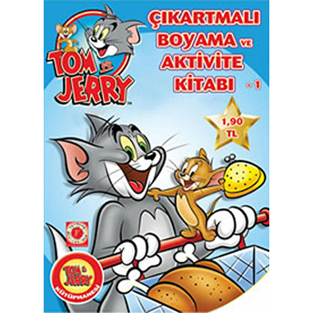 Tom Ve Jerry Çıkartmalı Boyama Ve Aktivite Kitabı Kolektif