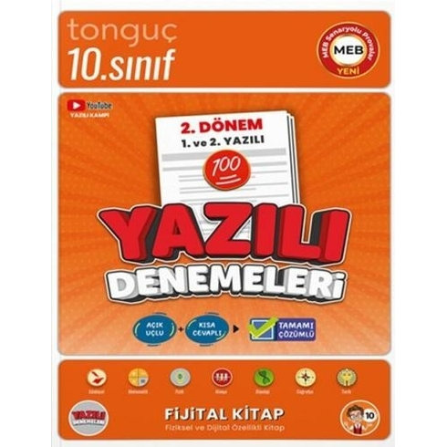 Tonguç Akademi 10. Sınıf Yazılı Denemeleri 2. Dönem 1 Ve 2. Yazılı Komisyon