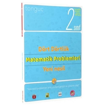 Tonguç Akademi 2. Sınıf Dört Dörtlük Yeni Nesil Matematik Problemleri Komisyon