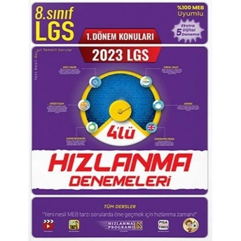 Tonguç Akademi 2023 8. Sınıf Lgs 1. Dönem 4 Lü Hızlanma Denemeleri Komisyon