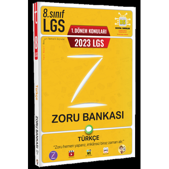 Tonguç Akademi 2023 8. Sınıf Lgs 1. Dönem Türkçe Zoru Bankası Komisyon