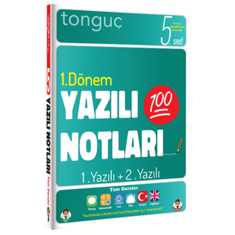 Tonguç Akademi 5. Sınıf Yazılı Notları 1. Dönem 1 Ve 2. Yazılı Komisyon