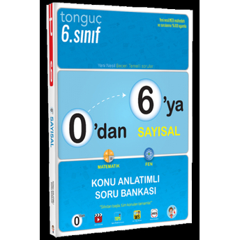 Tonguç Akademi 6. Sınıf 0 Dan 6 Ya Sayısal Konu Anlatımlı Soru Bankası Komisyon