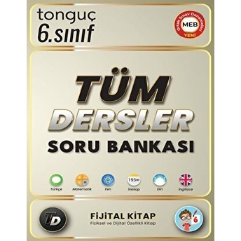 Tonguç Akademi 6. Sınıf Tüm Dersler Soru Bankası Komisyon