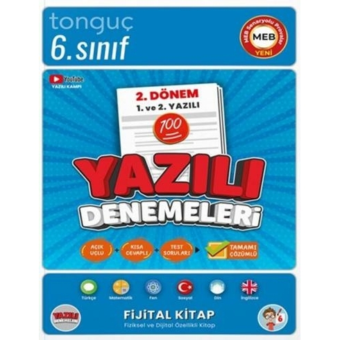 Tonguç Akademi 6. Sınıf Yazılı Denemeleri 2. Dönem 1 Ve 2. Yazılı Komisyon