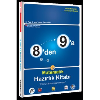 Tonguç Akademi 8 Den 9 A Matematik Hazırlık Kitabı Kolektif