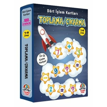 Toplama Çıkarma - Dört Işlem Kartları 7-8 Yaş - Cep Boy Kolektıf