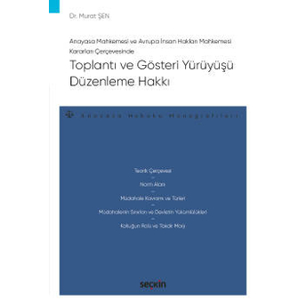 Toplantı Ve Gösteri Yürüyüşü Düzenleme Hakkı Murat Şen