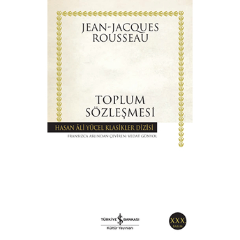 Toplum Sözleşmesi - Hasan Ali Yücel Klasikleri Jean-Jacques Rousseau