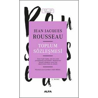 Toplum Sözleşmesi Jean-Jacques Rousseau