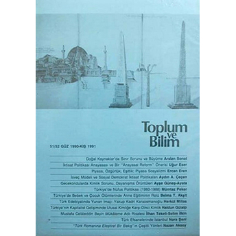 Toplum Ve Bilim 51/52