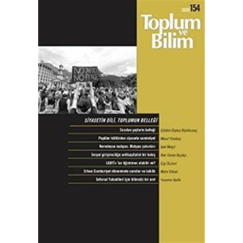 Toplum Ve Bilim Dergisi Sayı: 154 Kolektif