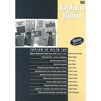 Toplum Ve Bilim Sayı: 100-Kolektif