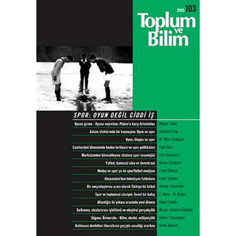 Toplum Ve Bilim Sayı: 103 2005