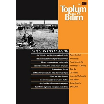 Toplum Ve Bilim Sayı: 109 