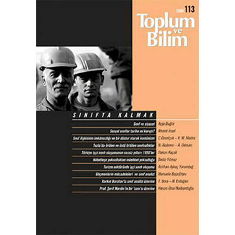 Toplum Ve Bilim Sayı: 113 Kolektif