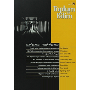 Toplum Ve Bilim Sayı: 121 Kolektif