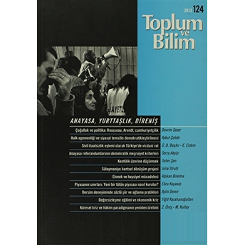 Toplum Ve Bilim Sayı: 124 Kolektif