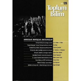 Toplum Ve Bilim (Sayı: 126)