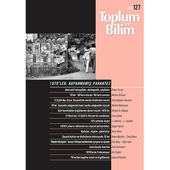 Toplum Ve Bilim Sayı: 127 Kolektif