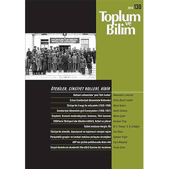 Toplum Ve Bilim Sayı: 130 Kolektif