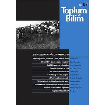 Toplum Ve Bilim Sayı: 132 Kolektif