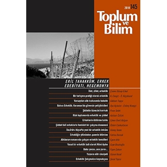 Toplum Ve Bilim Sayı: 145 Kolektif