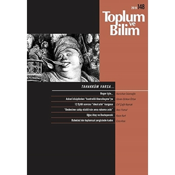 Toplum Ve Bilim Sayı 148