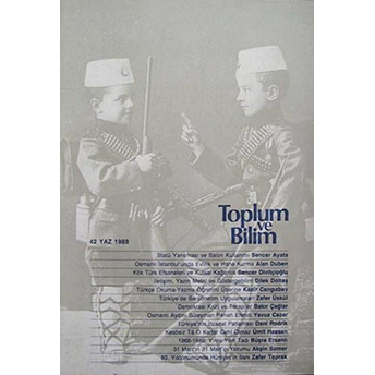 Toplum Ve Bilim Sayı: 42 Yaz 1988 Kolektif