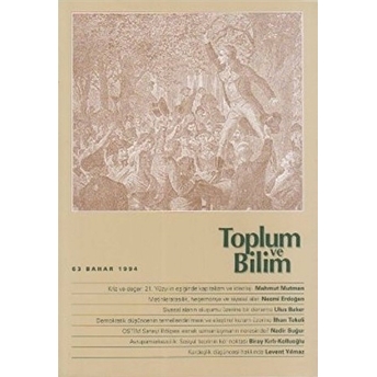 Toplum Ve Bilim Sayı: 63 Kolektif